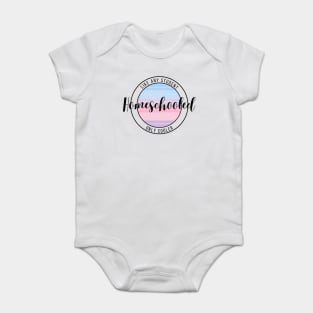 Homeschool Stamp - pastel Baby Bodysuit